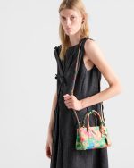 Prada Galleria printed Saffiano leather mini-bag - Image 7